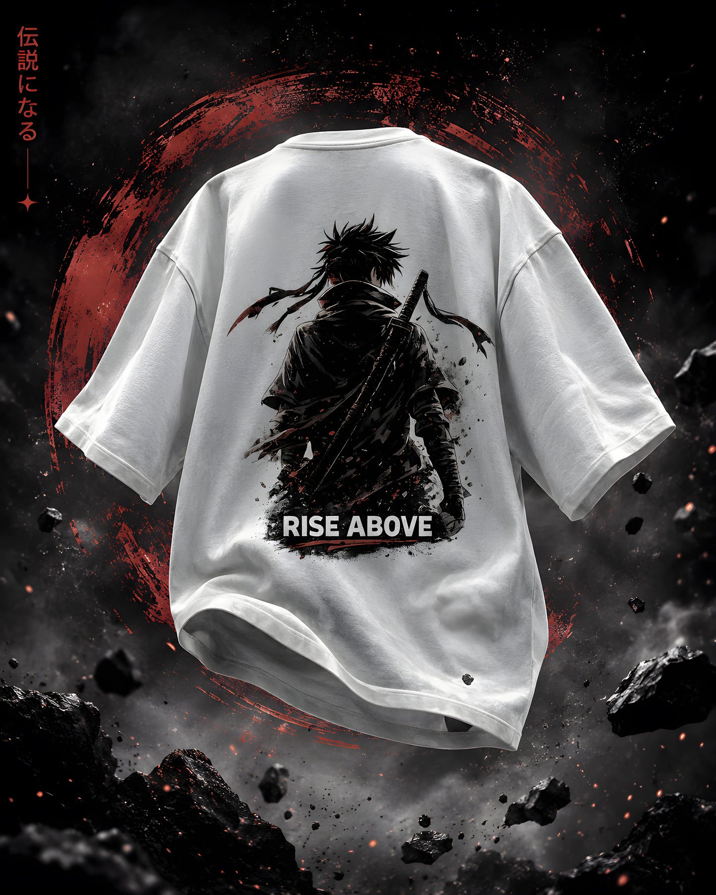 Anime back Oversized